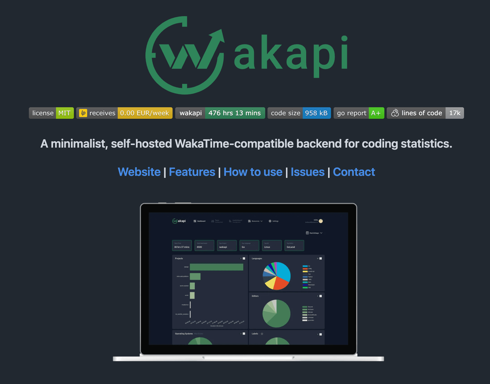Wakapi: my first contribution to the open source